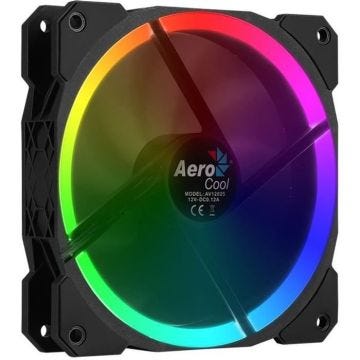 AEROCOOL Ventilateur pour boitier PC Orbit RGB - 120 mm