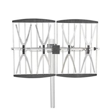 NEDIS Antenne TV TNT d'Extérieur Gain Max. de 14 dB UHF : 470 - 694 MHz 4 Com