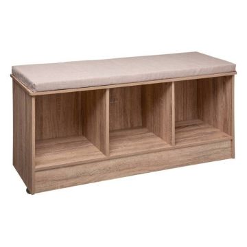 5five - banc 3 cases "mix n modul" effet chêne naturel