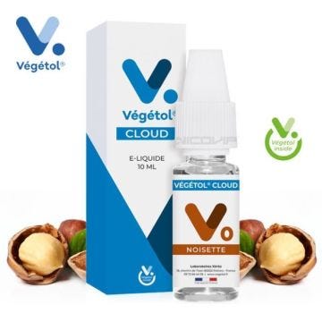 Pack 5 E-liquides Vegetol Cloud Noisette - 3mg