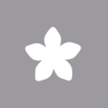 Perforatrice : Fleur, 2,54cmø, (1"), 1 pièce {couleur}