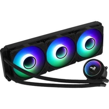 AEROCOOL Mirage L360 ARGB Noir - Kit de refroidissement watercooling CPU 360mm (Kit LGA1700 inclus)