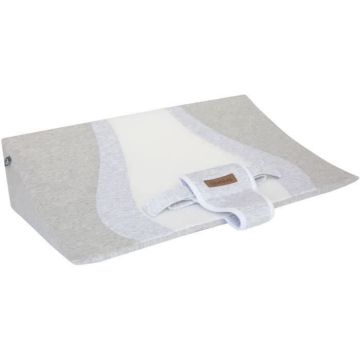 Plan incliné en 3D à 25 degrès - Blanc - 70 x 140 cm