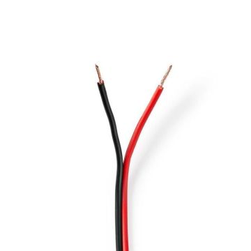 Nedis Câble haut parleur | CABR0750BK1000 |Rouge / Noir