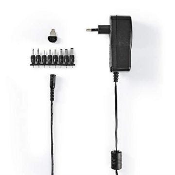 Adaptateur secteur universel - 3V/4,5V/5V/6V/7,5V/9V/12V DC - 1,5A