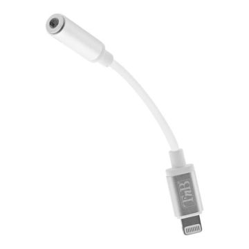 Adaptateur Lightning vers jack 3.5mm femelle - blanc