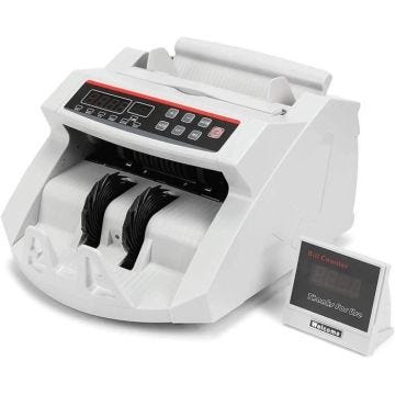 Compteuse de Billets Professionnelle Euro, Détecteur de Faux Billets par UV MG Contrefacon, Vitesse >1000pcs-min, Compteuse de [10]