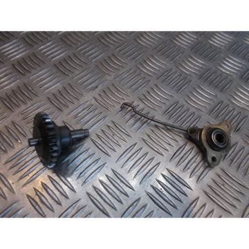 pignon commande valve + tringlerie moto cross suzuki 125 rm rf14a 1989