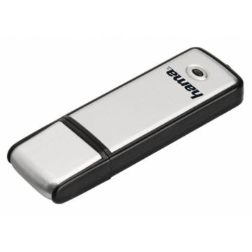 Clé USB "Fancy", USB 2.0, 128 GO, 10 MO/s, noir/argent Noir