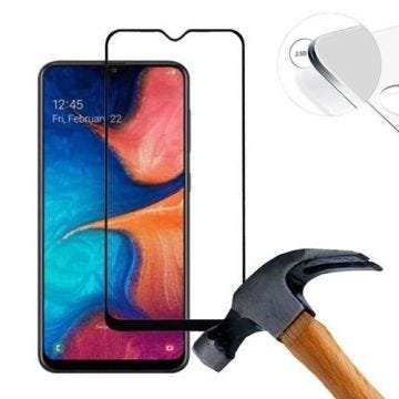 Lusee 2 x (Couverture complète) Full Film de Protection pour Samsung Galaxy A20e 5.8 écran en Verre Trempé protection d'écran