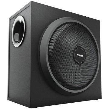 Trust Yuri Système d'Enceintes PC 2.1 avec Caisson de Basses et Commande de Volume Filaire, 120W