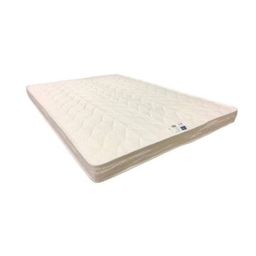 Lot de 2 Matelas Souple avec Latex Naturel + 2 Alèses 90x200 x 15 cm - 7 zones de Confort - Ame Poli Lattex HD Haute Résilience -