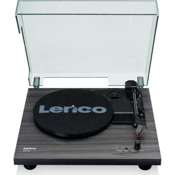 Platine vinyle - LENCO - LS-10BK - Haut-parleurs intégrés, 33/45 RPM, Noir