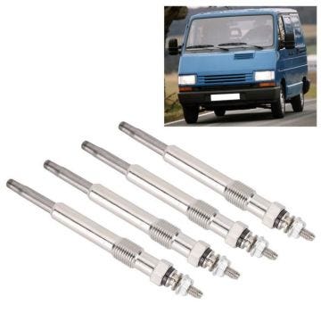 4 Pièces Bougie De Préchauffage 7700100558 Convient Pour Renault Clio Kangoo Trafic -SURENHAP