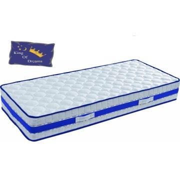 Matelas Mousse Poli Lattex Indformable 29 cm - - Soutien Ferme - 1 Place - Blanc