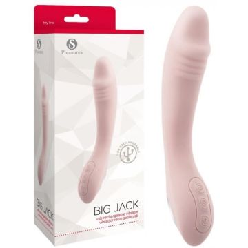 Vibromasseur Rechargeable Big Jack Rose - mixte / adulte