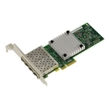 Carte PCIe réseau 1G SFP 4 Ports FIBRE OPTIQUE avec Chipset Intel I350AF4. Quad Gigabit LAN Ethernet
