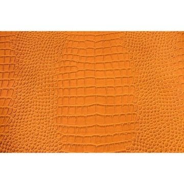 Rouleau Croco - Non spécifié - 660x450 - Couleur Orange - Tissu PU - Achat au mètre Non