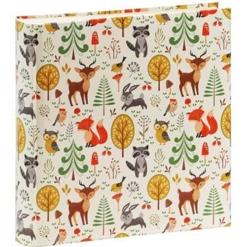 Album photo HAMA traditionnel FOREST - 100 pages blanches + feuillets cristal - 400 photos - Couverture Multicolore 30x30cm