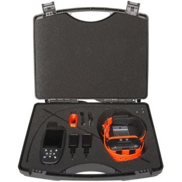 Ensemble complet collier - traceur GPS - NUM'AXES - CANICOM GPS 2 - Noir / Orange