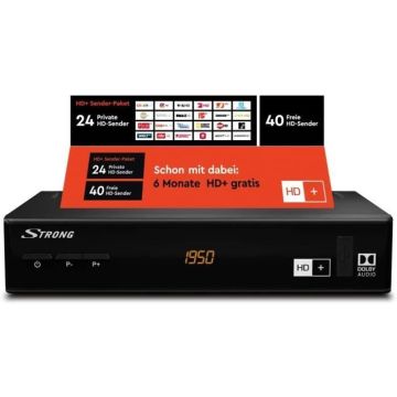 Strong SRT 7806HD Récepteur Satellite numérique–HD + Paquet sur 14.2rten einschub–dvbs2–Flux RSS et prévisions météo Via Ether[41]