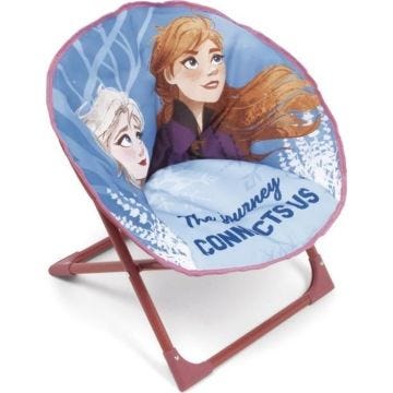 LA REINE DES NEIGES 2 Fauteuil forme ronde pliable 50x50x50 cm