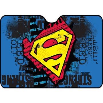 Pare-Soleil Avant - DC Comics - Superman - 130 x 70 cm - Aluminium - Protection Solaire