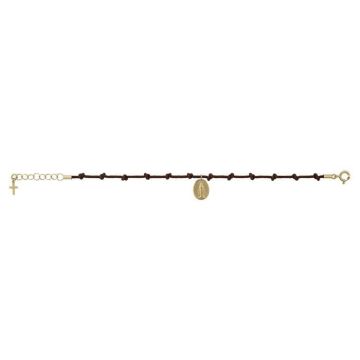 Bracelet - Brillaxis - Bracelet Brillaxis cordon dizainier miraculeuse or - Couleur de la matière:Jaune Taille/Longueur:16 cm