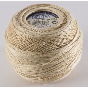 Fil à crocheter - DMC - Cébélia Gross. 20 - Couleur Beige - 100% Coton - 50 grammes