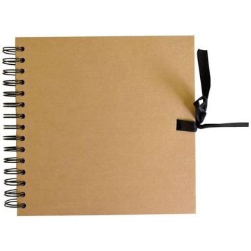 Album scrapbooking - Artémio - Kraft 30cm - Marron - 40 feuilles - Mixte