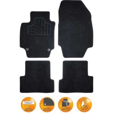 Tapis de sol sur mesure INCAR compatible avec VOLVO XC60 + hybride (09/2017-)