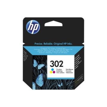 Cartouche jet d'encre HP 302 - Cyan, Magenta, Jaune - Jet d'encre - 1 / Paquet