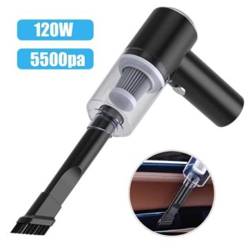 Vvikizy Mini Aspirateur Voiture Portable 120W Puissant 5500PA Wet Dry Vacuum
