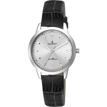 Montre femme RADIANT LAYER RA482604 - Marque RADIANT - Mouvement Quartz - Analogique - Bracelet en cuir argenté