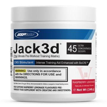 USPLabs Jack3d® 248 g complément alimentaire une formule de pré-entraînement