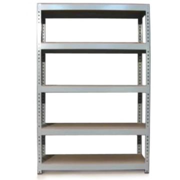 Rayonnage Q-Rax en Acier Sans Boulons Gris 120cm x 182,5cm x 50cm
