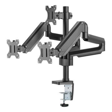 Support Triple écran - Deltaco - ARM-0352 - 24kg max - Noir - Fixation murale