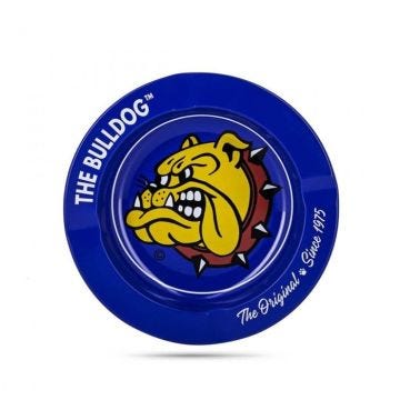 cendrier the bulldog bleu