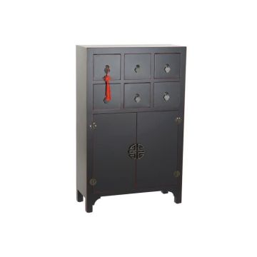 caisson à tiroirs sapin bois mdf oriental (63 x 27 x 101 cm)