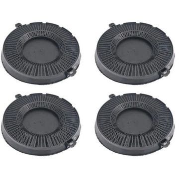 Lot de quatre filtres charbon type 48 AMC037 d'origine 235X30 mm - Hotte - AEG, ARISTON HOTPOINT, ARTHUR MARTIN ELECTROLUX, BAUKNEC