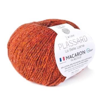 Pelote recyclé Plassard - Made in France - Rouge Vermillon Col. 60