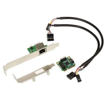 Carte contrôleur Mini PCI Express réseau 1 Port LAN 2.5 GIGABIT ethernet avec Chipset Realtek RTL8125