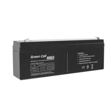 Batterie d'alimentation AGM VRLA Green Cell 12V 2.3Ah