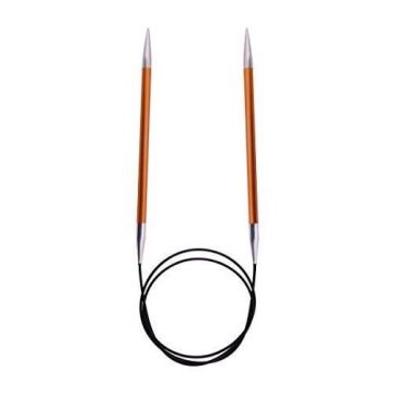 KnitPro KNIT PRO 120 cm x 4,50 mm Aluminium fixe aiguilles à tricoter circulaires-Zing-Violet - KP47190