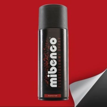 MIBENCO Gomme Liquide Pulverization 400 ML ROJO LLAMA MATE-MIB71423000-MIB71423000