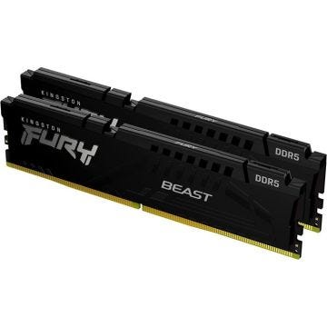 Kit4 DDR5 SDRAM 64GB 5200 KINGSTON FURY Beast RGB