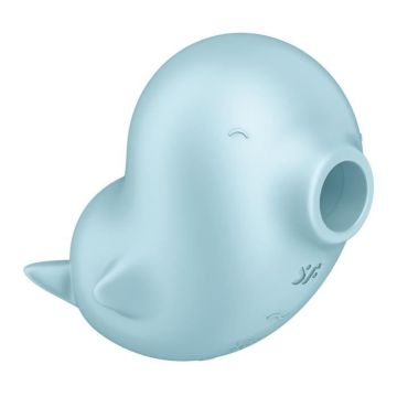 Vibromasseur à pulsation d'air Satisfyer Sassy Seal - Bleu