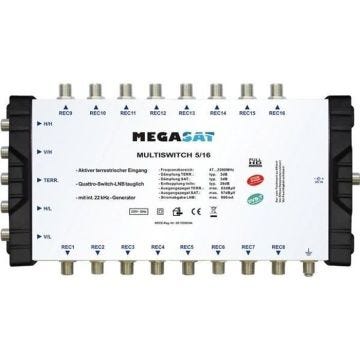 MEGASAT 5-16 Multiswitch Commutateur 5 entrées - 16 sorties