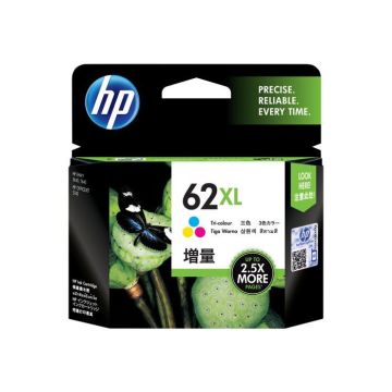 Cartouche jet d'encre HP 62XL - Tricolore - Rendement Ã©levÃ© - pour HP Envy et OfficeJet