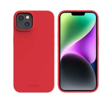 SO SEVEN COQUE SMOOTHIE RECYCLEE ROUGE IPHONE 14 PLUS